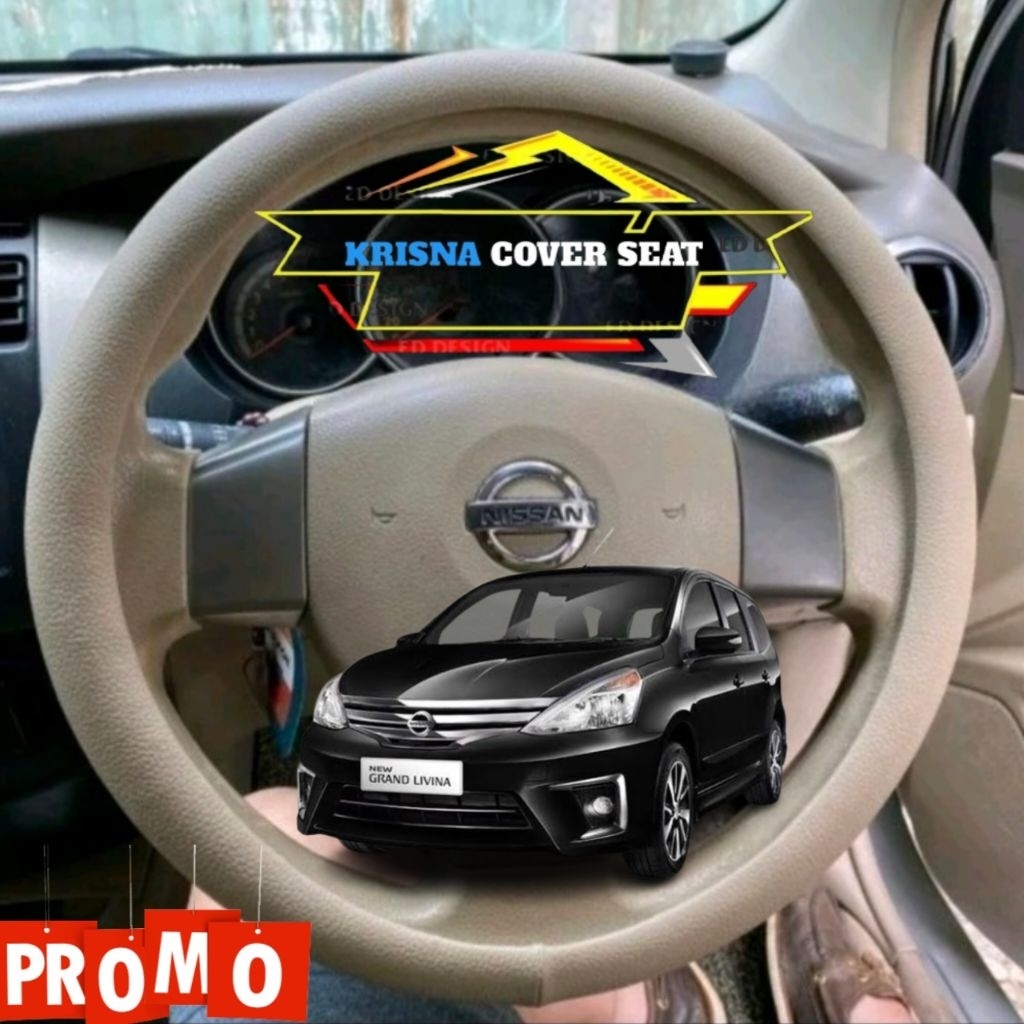 sarung stir mobil grand livina/variasi mobil livina/sarung stir nissan