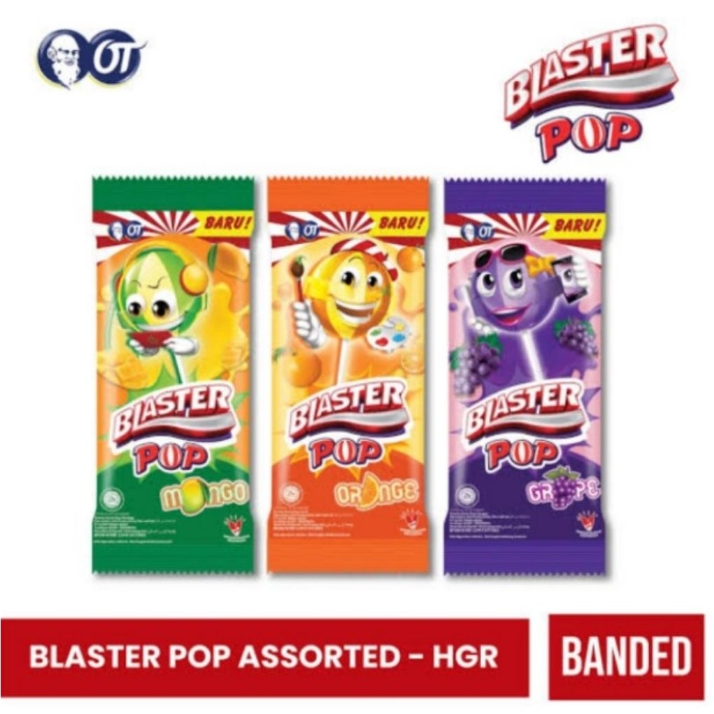 

BLASTER POP ASSORTED - 1 HANGER ISI 36 PCS MIX