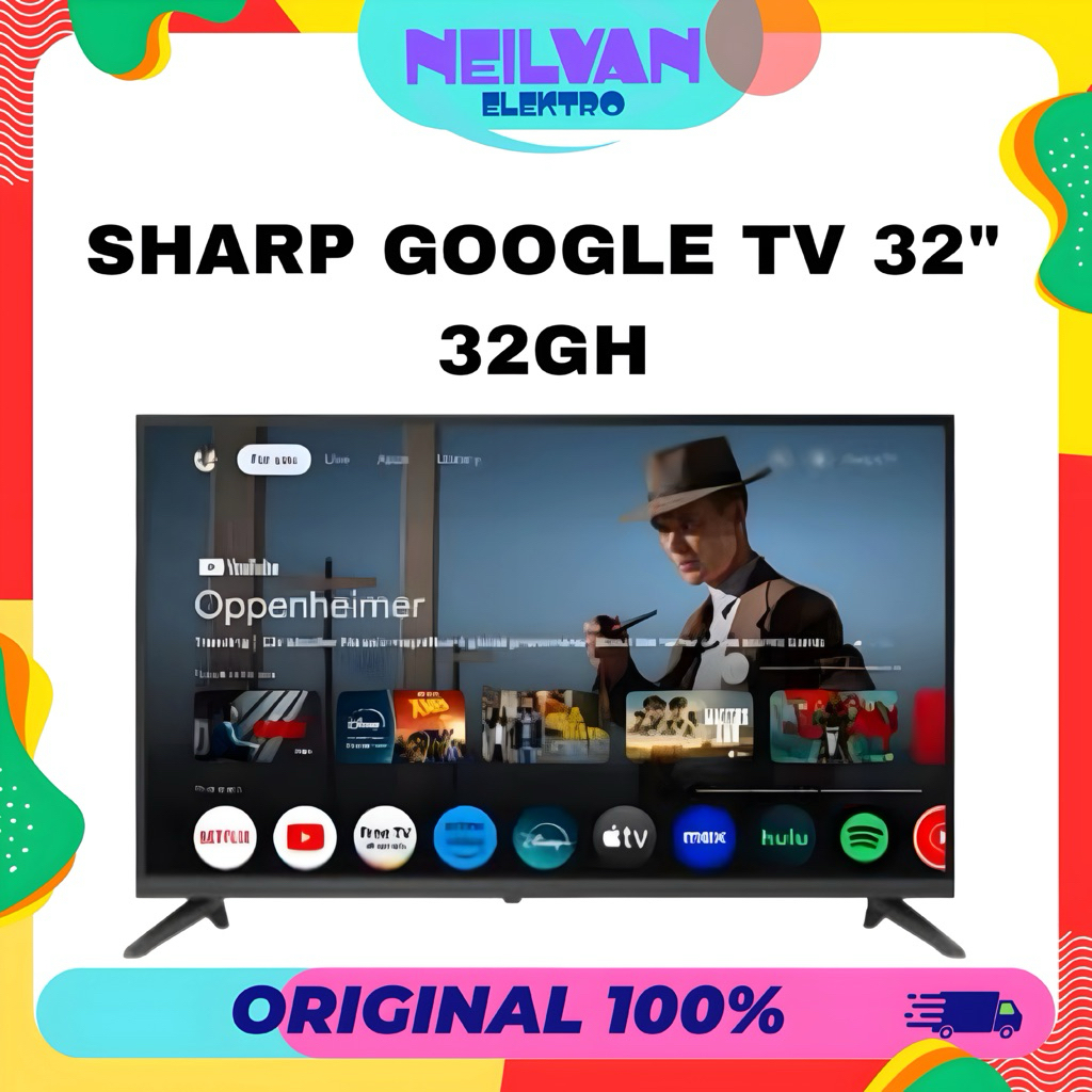 Sharp Google tv 32 inch garansi resmi 32gh tv sharp 32 inch  google tv