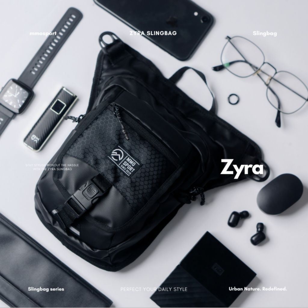 Zyra Slingbag MMOSPORT - Tas Selempang Pria Kuat & Stylish
