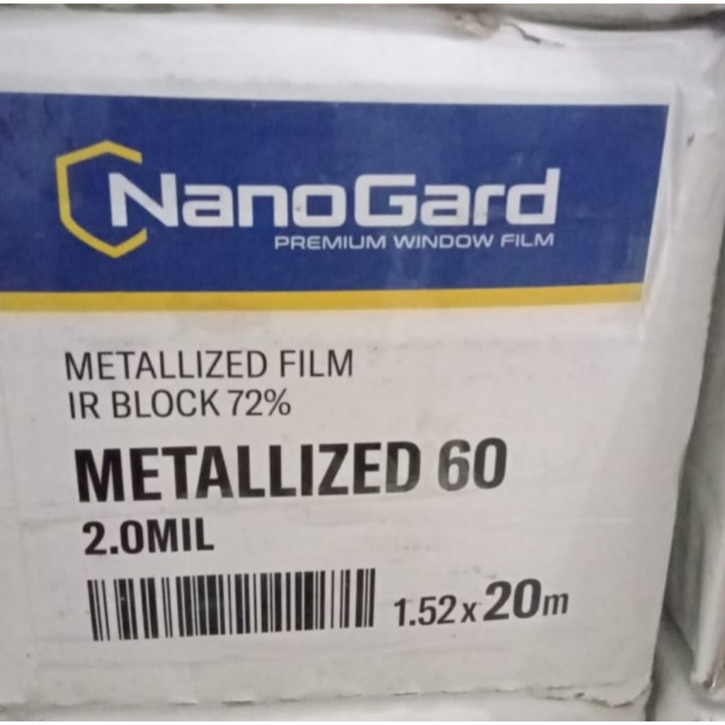 KACA FILM SILVER/SPARTA/KTT NANOGARD 60%