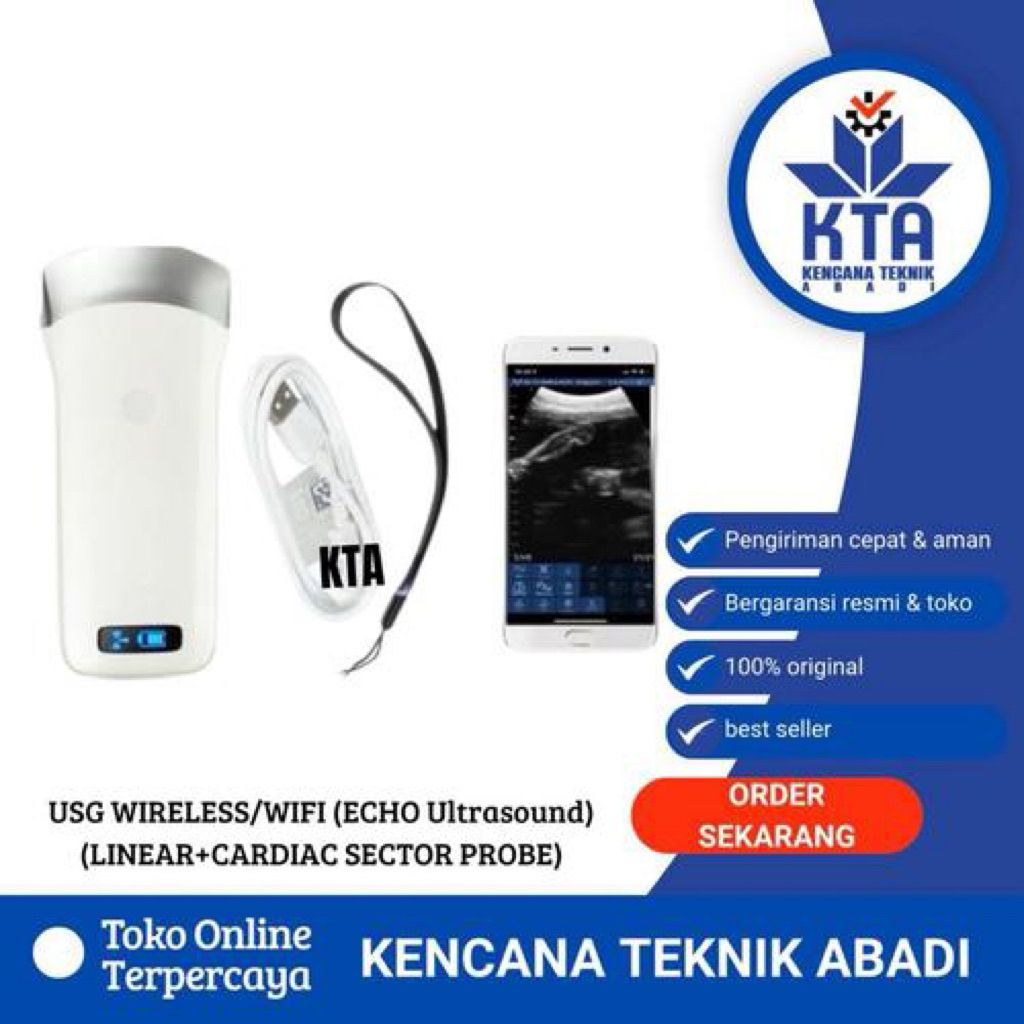 USG Portable Linear Wireless Wifi Probe Ultrasond Scranner Androit Apple Windows Kompitabel