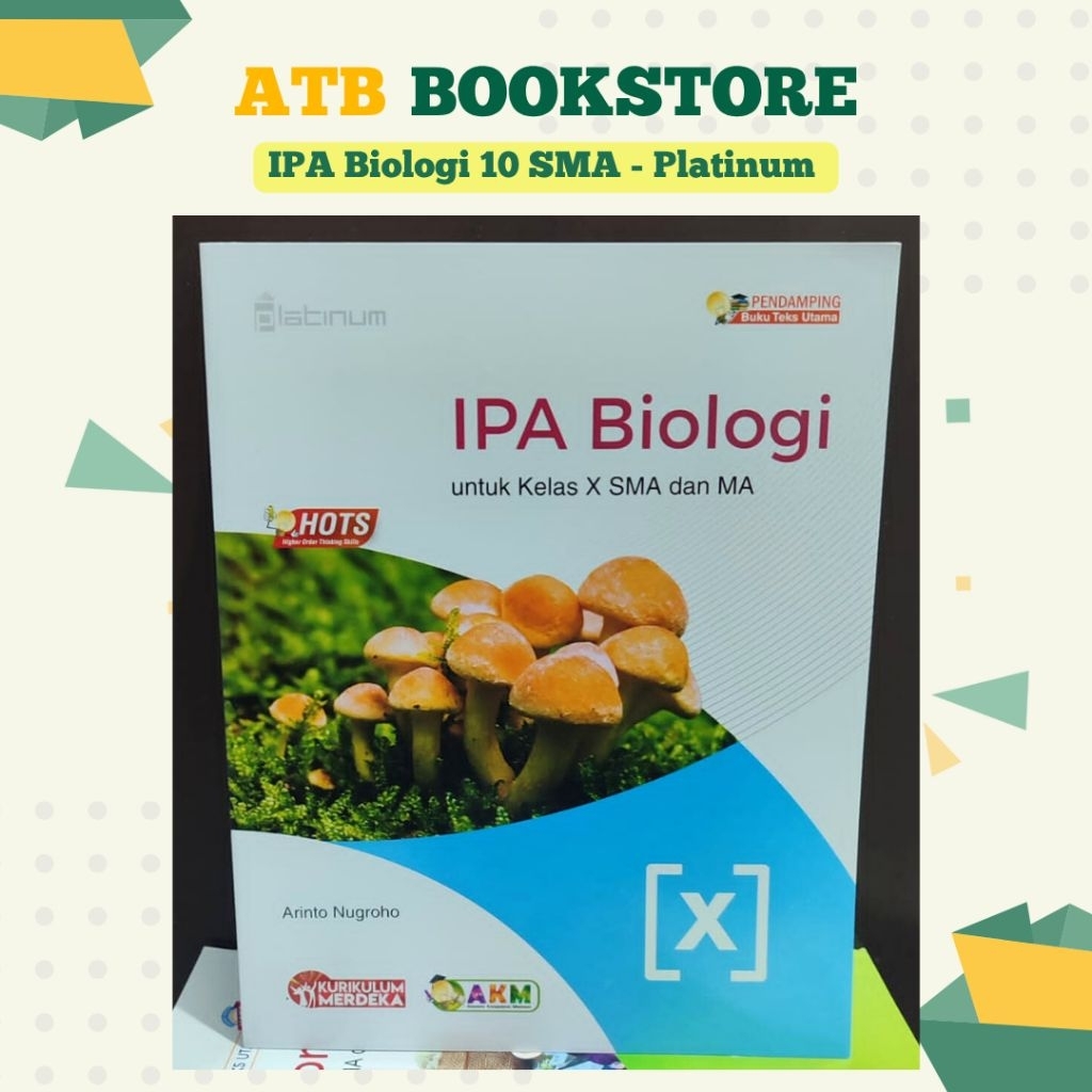 Buku Biologi Kelas 10, 11, 12 SMA/MA Kurikulum Merdeka - PLATINUM