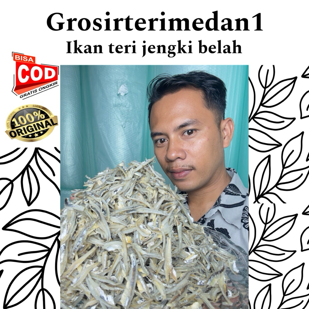 

Teri jengki belah 500 gram