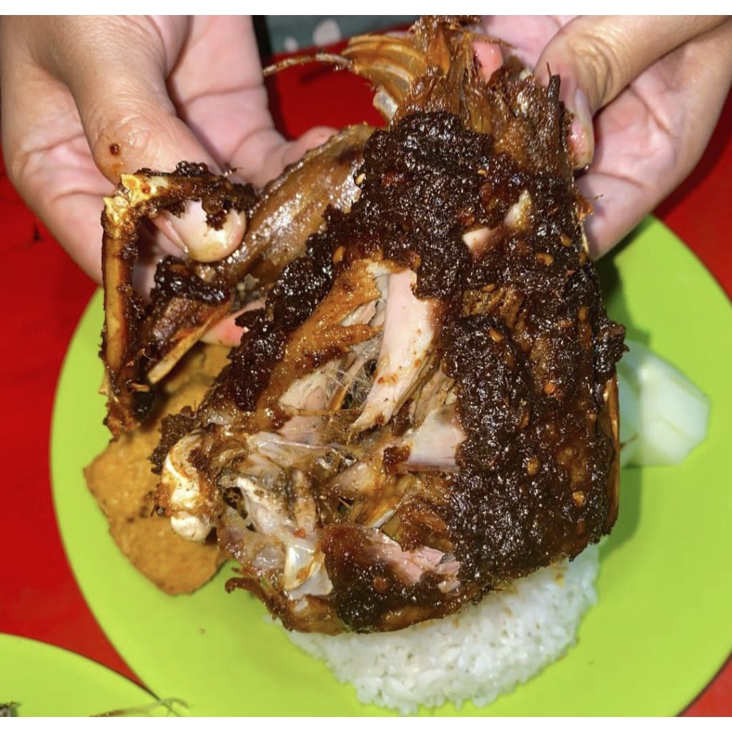 

bebek ungkep + bumbu hitam madura