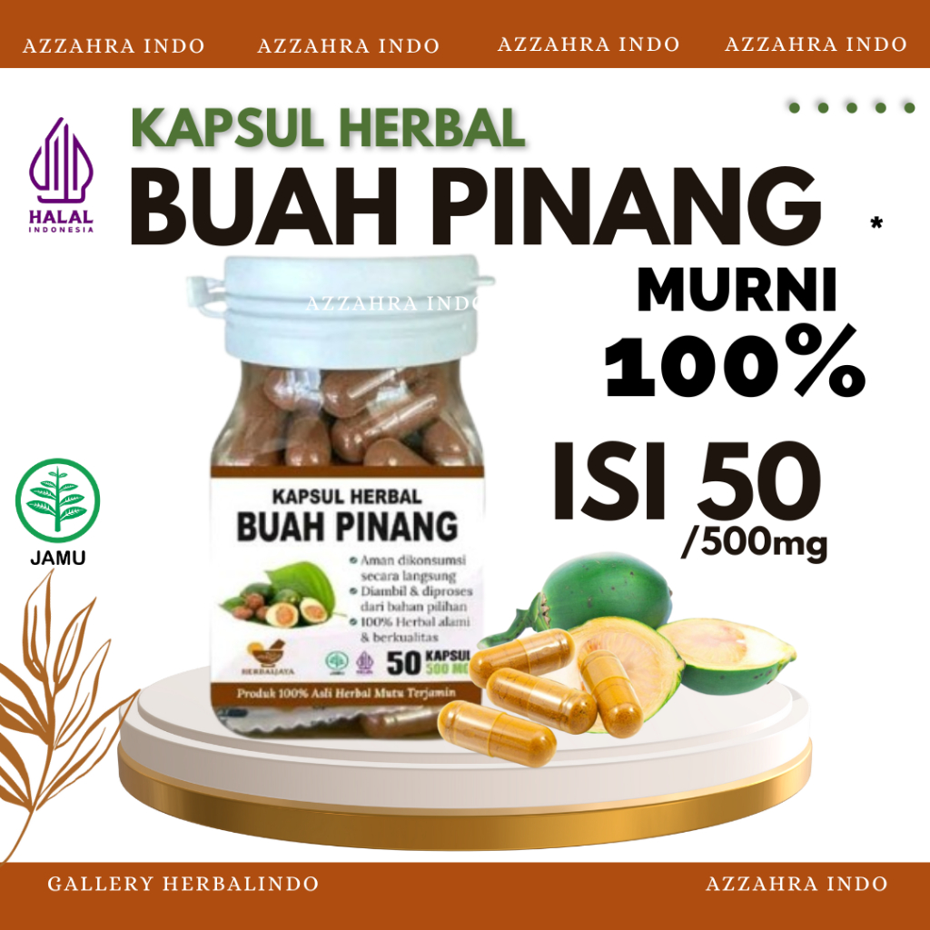 Kapsul Pinang Muda 100% ASLI