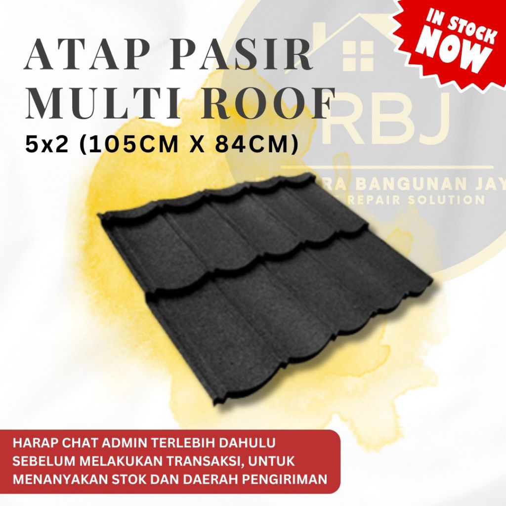 ATAP/ SENG/ GENTENG MULTI ROOF 5X2 HITAM