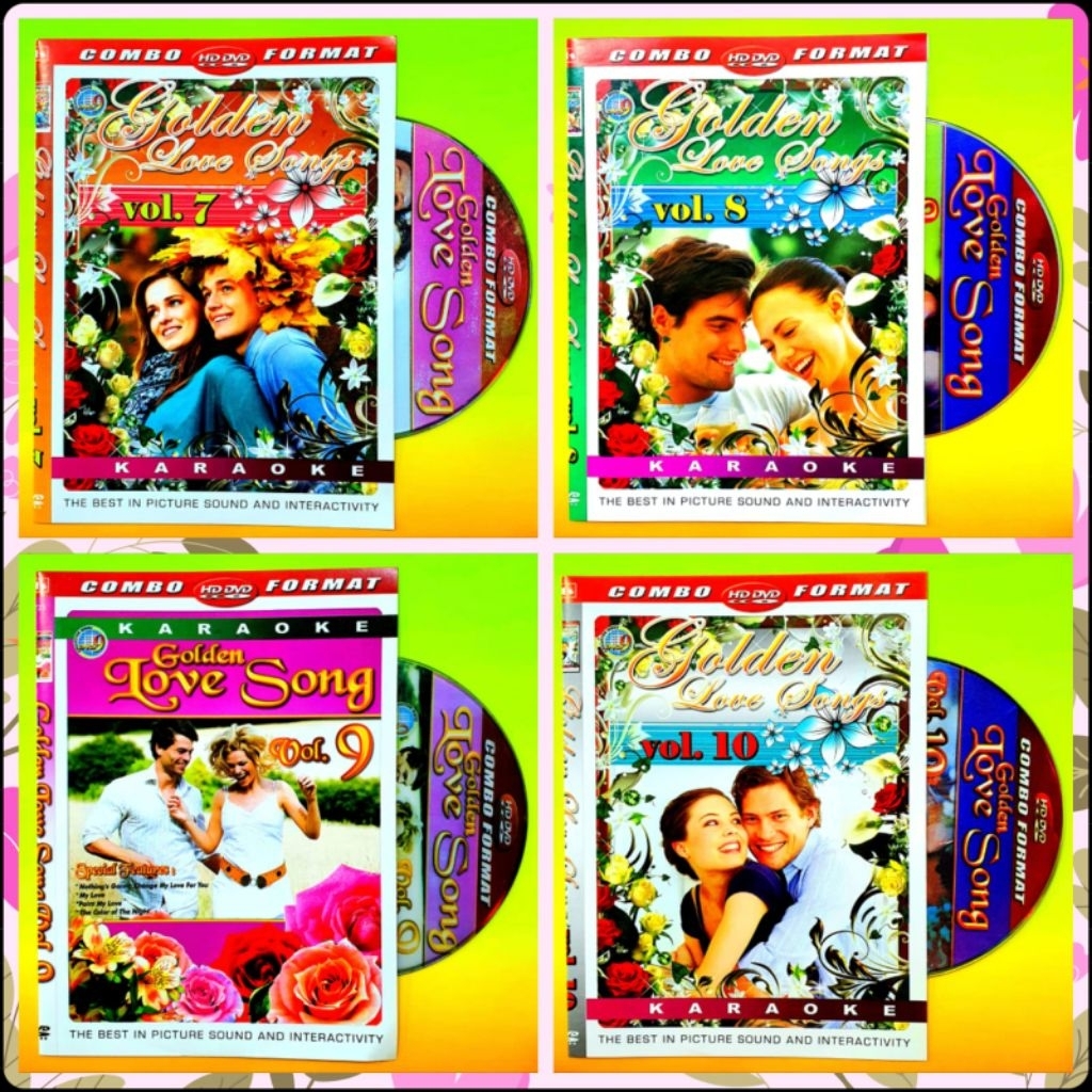 KASET DVD KARAOKE LAGU NOSTALGIA BARAT LAWAS GOLDEN LOVE SONG