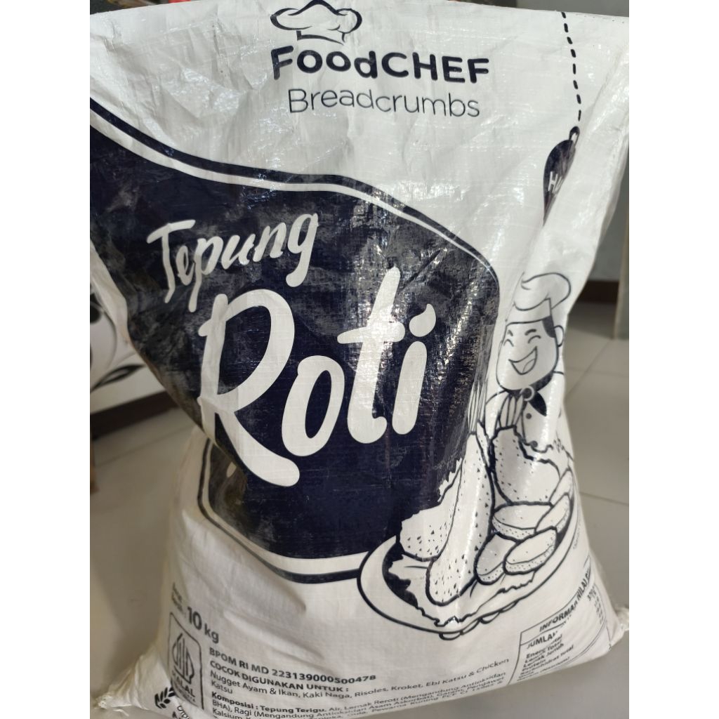 

Tepung Roti Halus FoodChef 500 gram BreadCrumbs Panir Panko