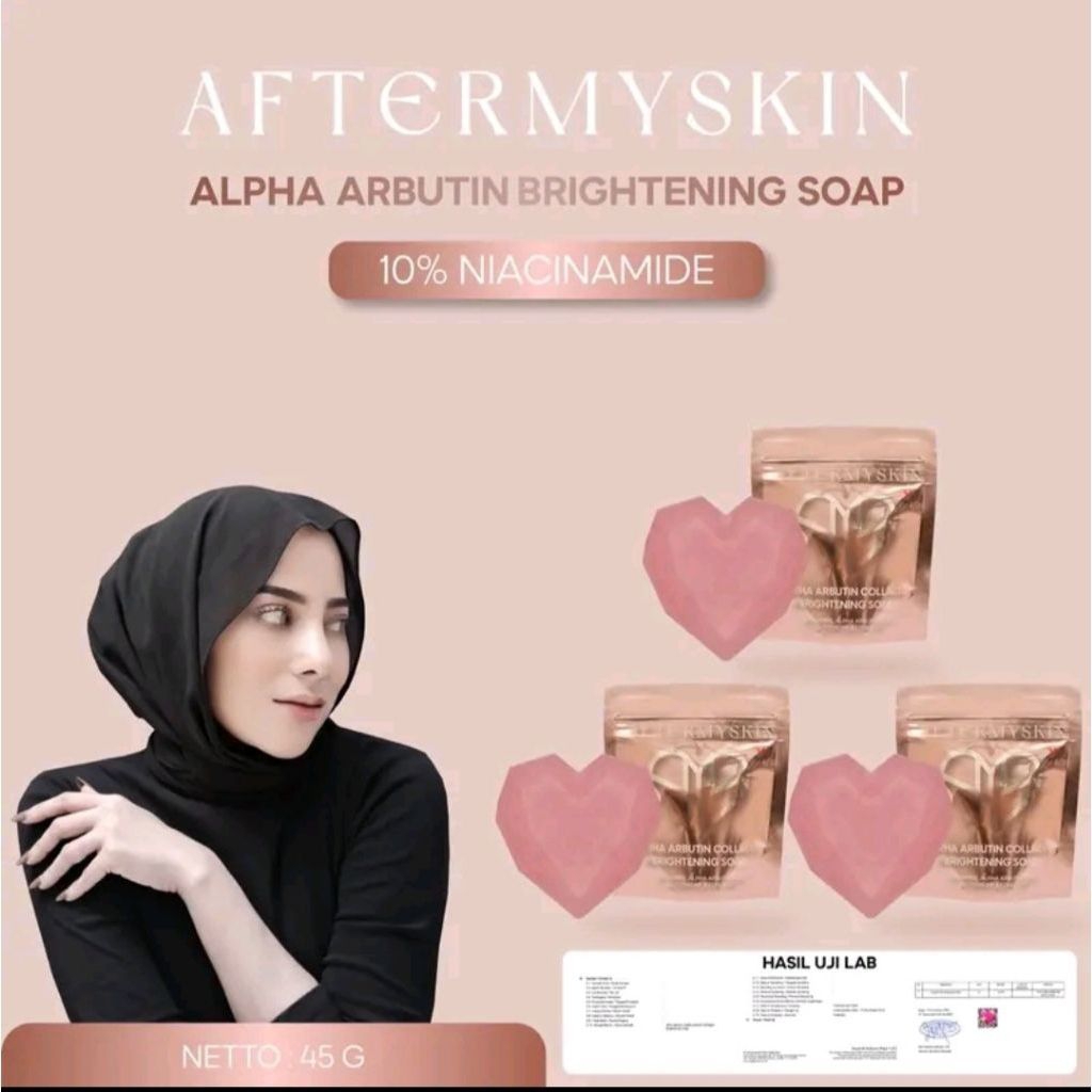 AFTERMYSKIN ALPHA ARBUTIN BRIGHTENING SOAP