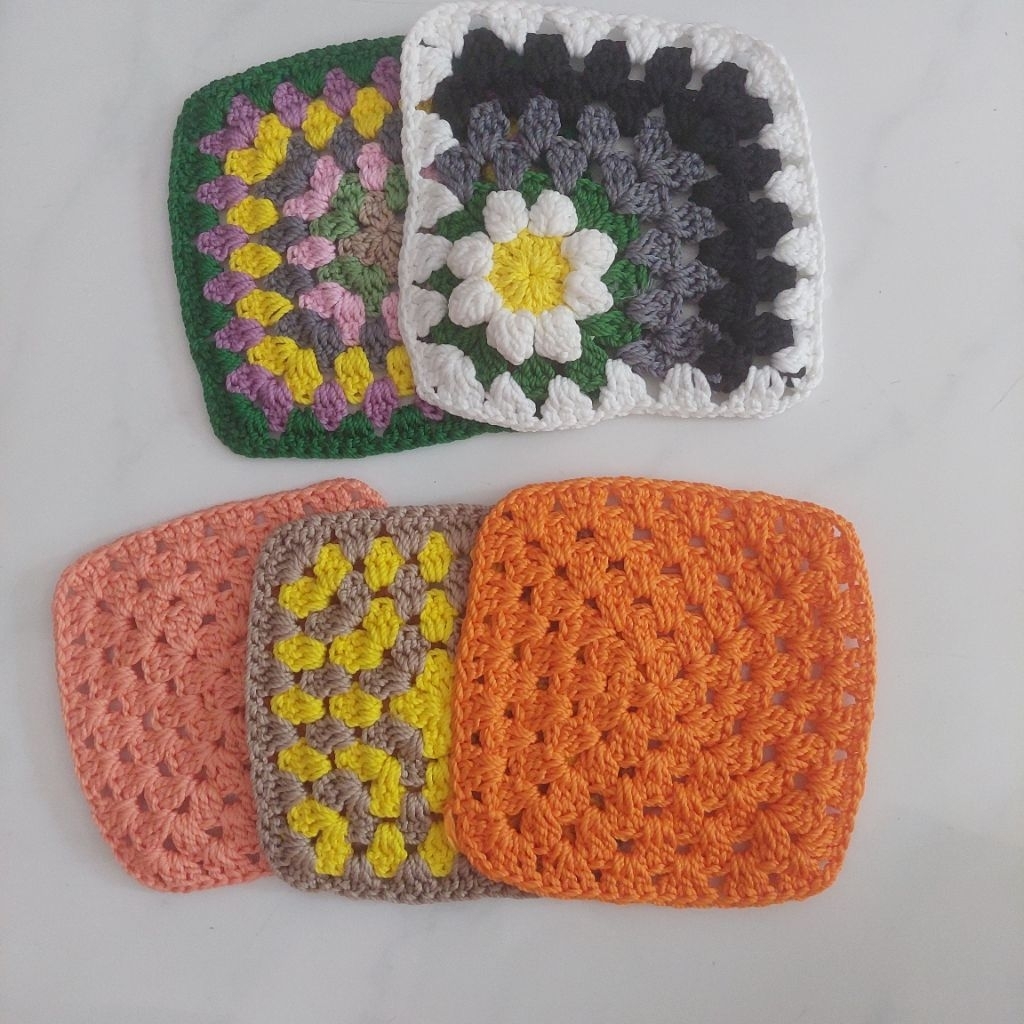 granny square crochet murah,rajut granny