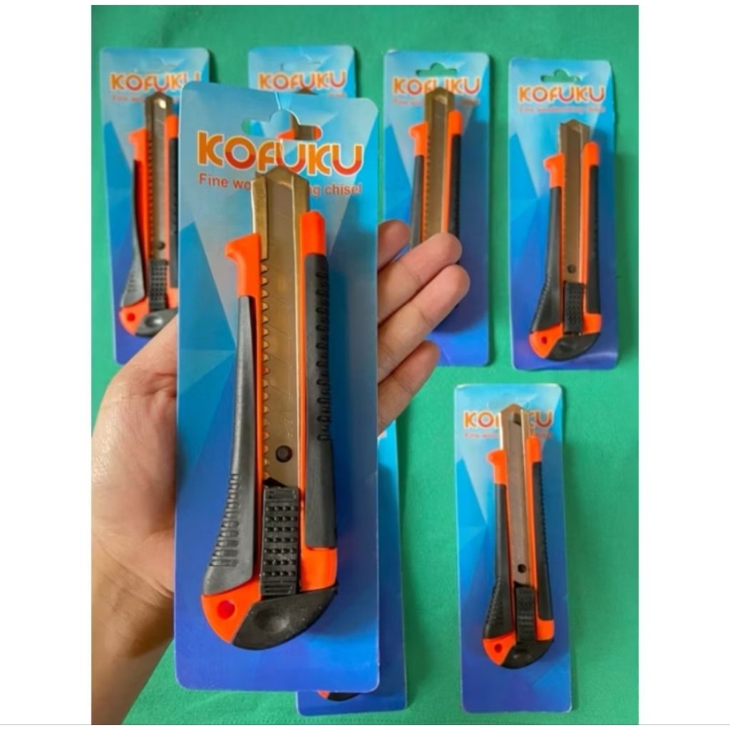

Pisau Cutter Besar Kater Cutter Tajam Pisau Cutter Serbaguna KOFUKU 18mm