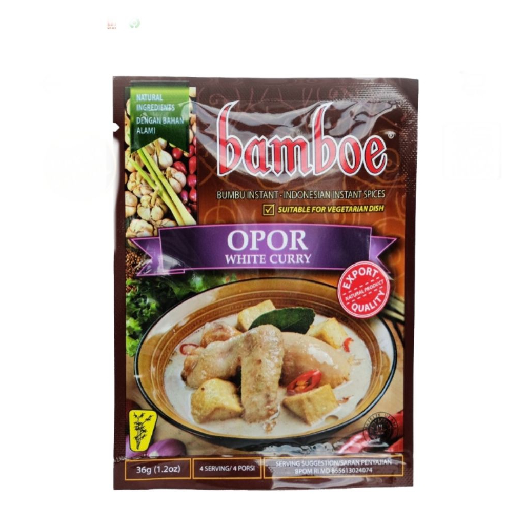 

bamboe bumbu instant opor pack 36 gr