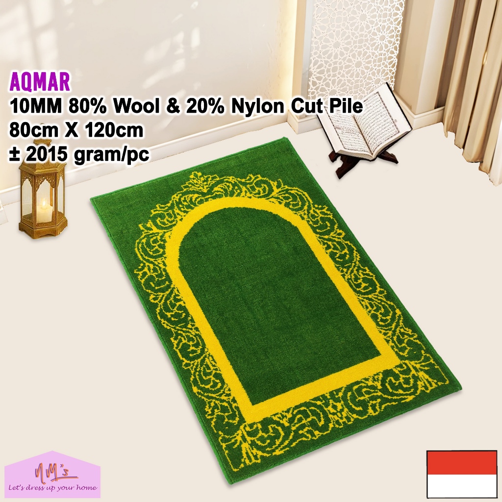 Sajadah sejadah imam masjid mushola 80 cm x 120 cm motif modern minimalis aesthetic bulu tebal cut p