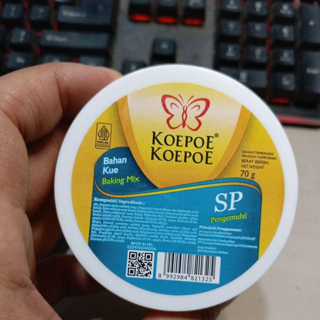 

SP Koepoe Koepoe 70g | Pengemulsi Kue & Bolu | Baking Emulsifier