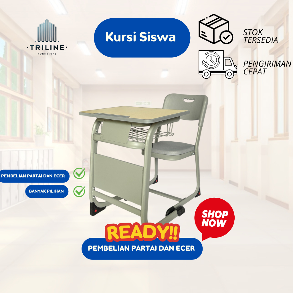 Set Meja Siswa Meja Belajar Siswa Set Harga Grosir Pengadaan Meja Belajar Anak Besi Set Meja Belajar