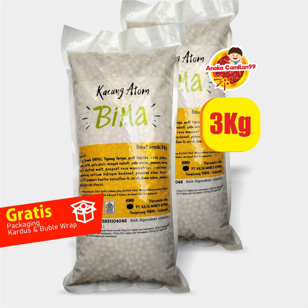 

Kacang Atom Kacang Telur Oven Bima