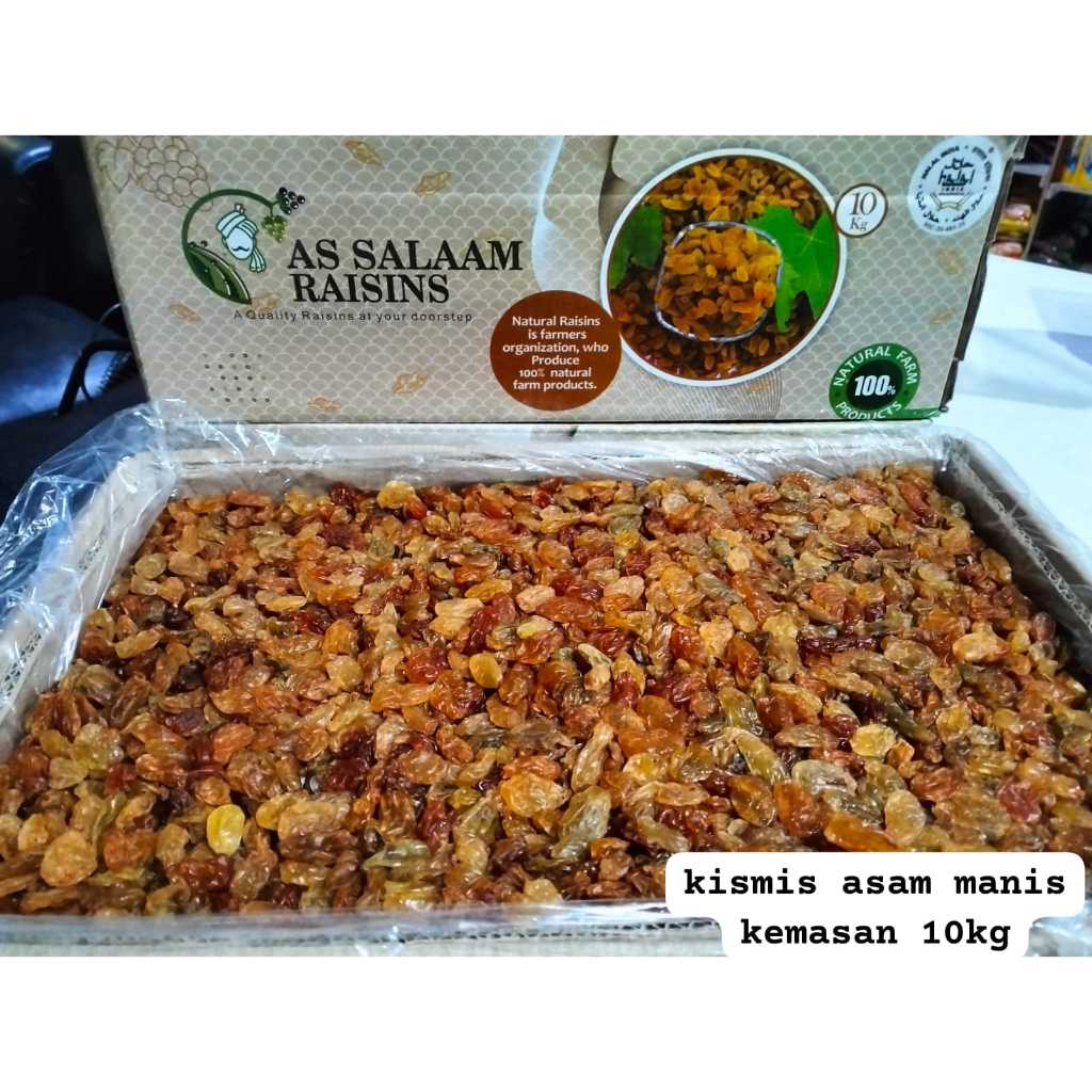 

Kismis golden king raisin 10kg kismis asem termurah