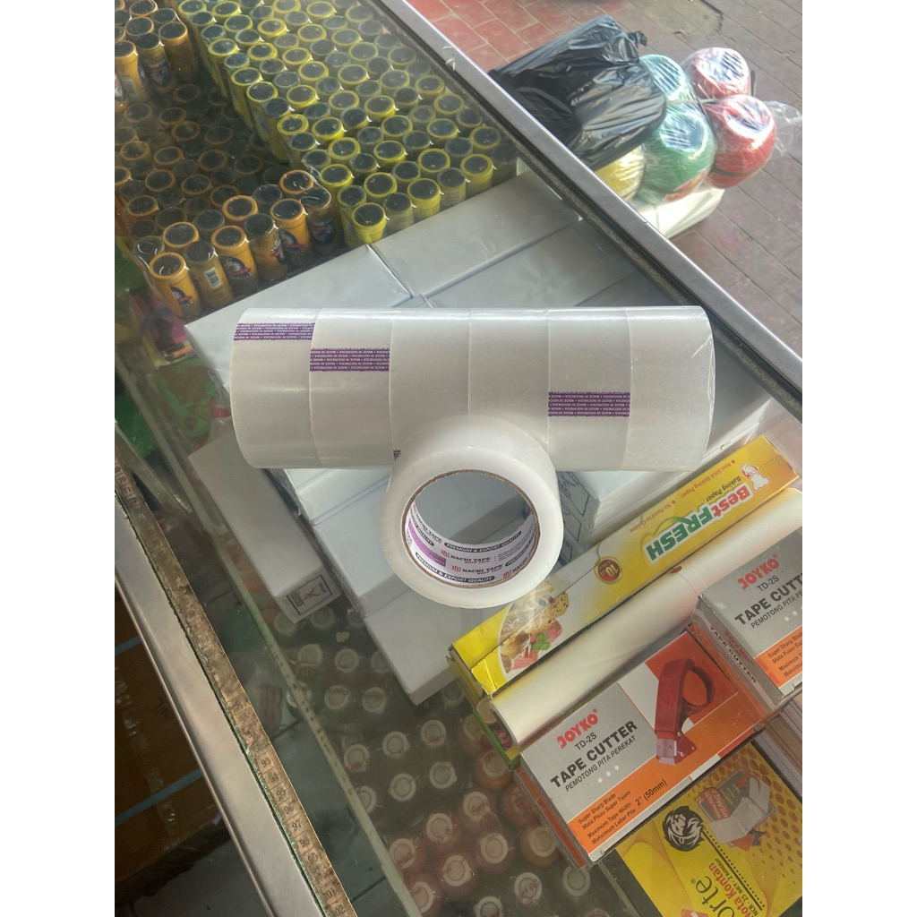

Lakban Nachi OPP Bening & Coklat Ukuran 2 Inch