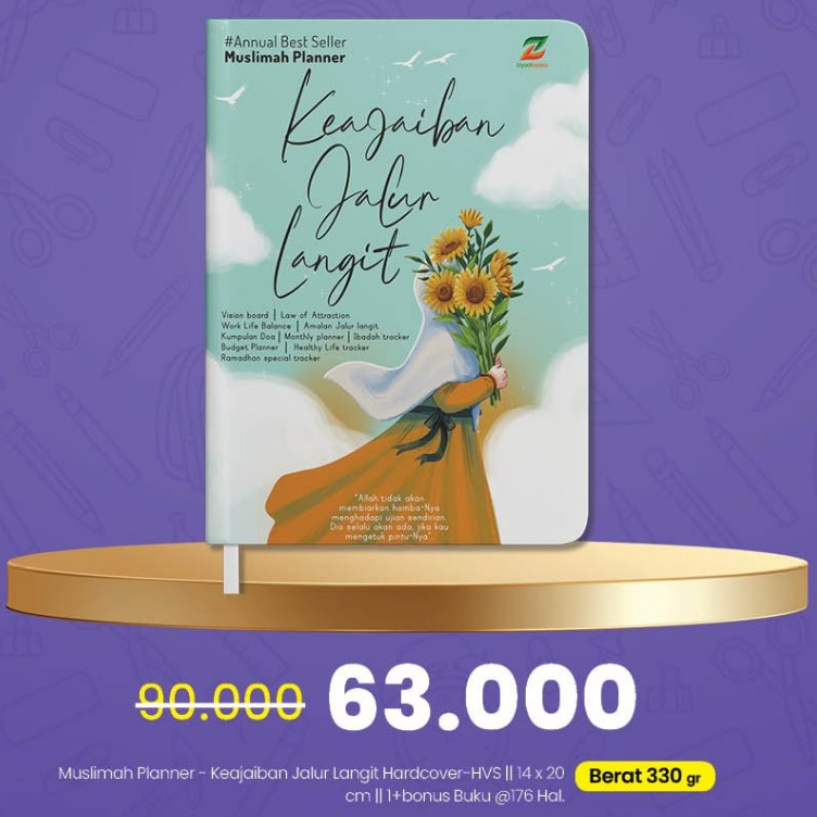 

Keajaiban Jalur Langit - Muslimah Planner - Buku Journaling Muslimah - Buku Agenda