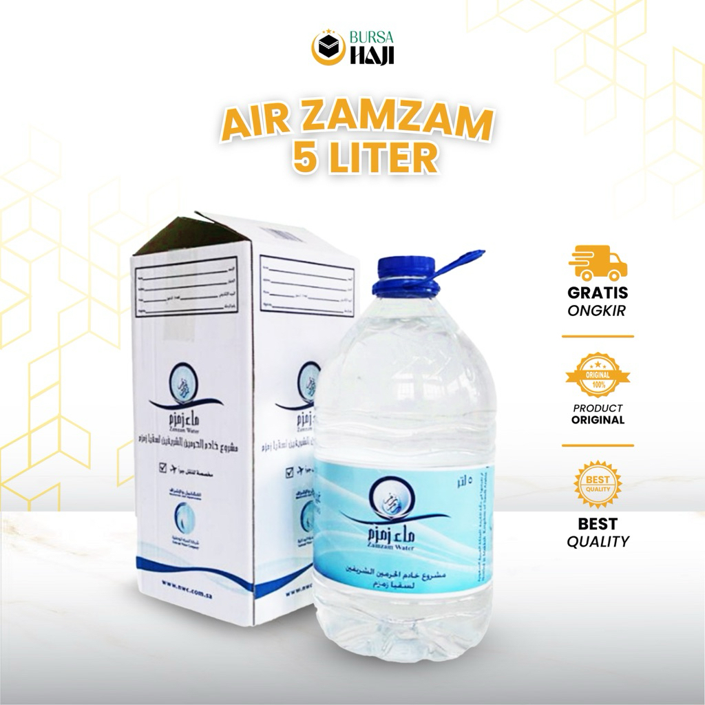 

Air Zamzam Zam Zam 5 Liter Barcode Jaminan Asli Mekah Oleh Oleh Haji dan Umroh