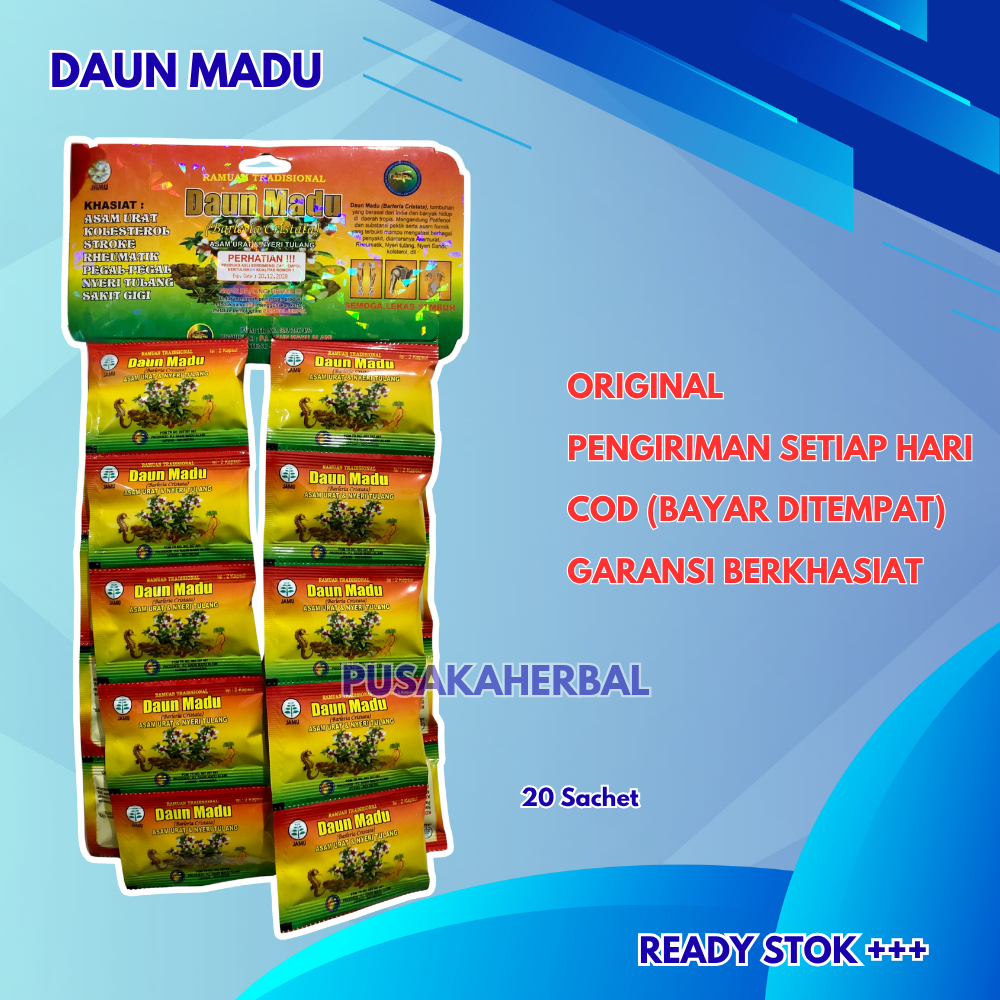 

Kapsul Daun Madu Renceng 20 Sachet Original
