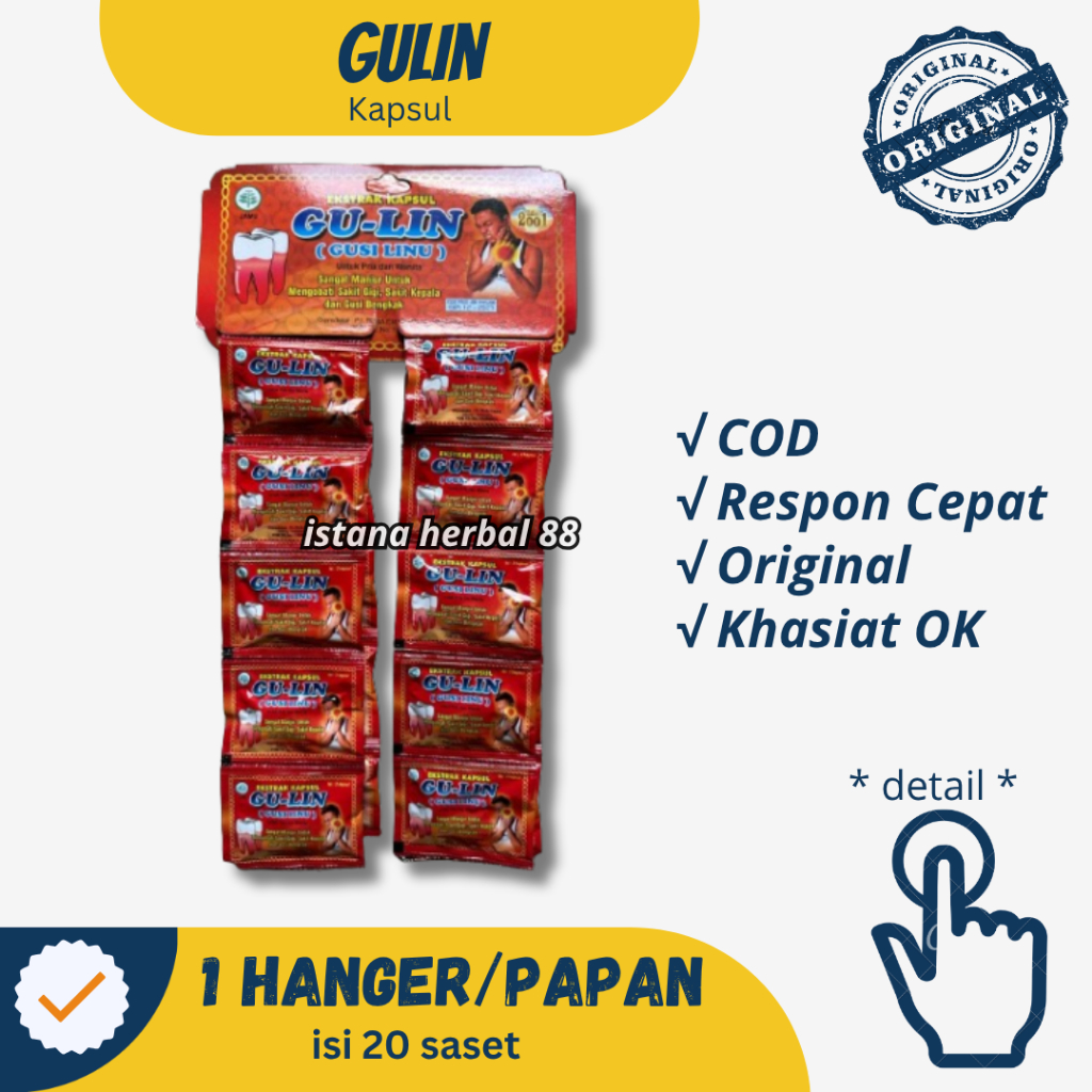 GULIN ORIGINAL KAPSUL (SAKIT GIGI)