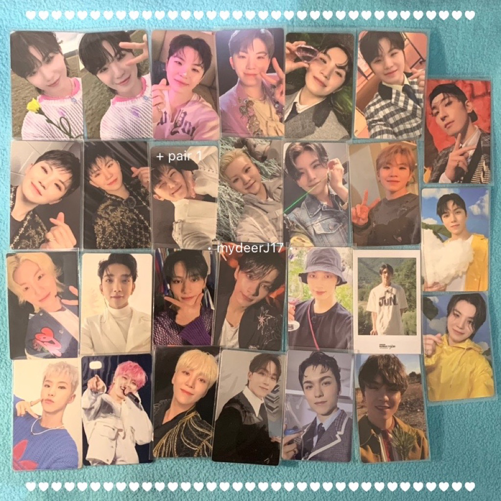 PHOTOCARD SEVENTEEN seventeenth heaven yizhiyu yzy fts irh bets ainochikara nana tour Woozi Jun Josh