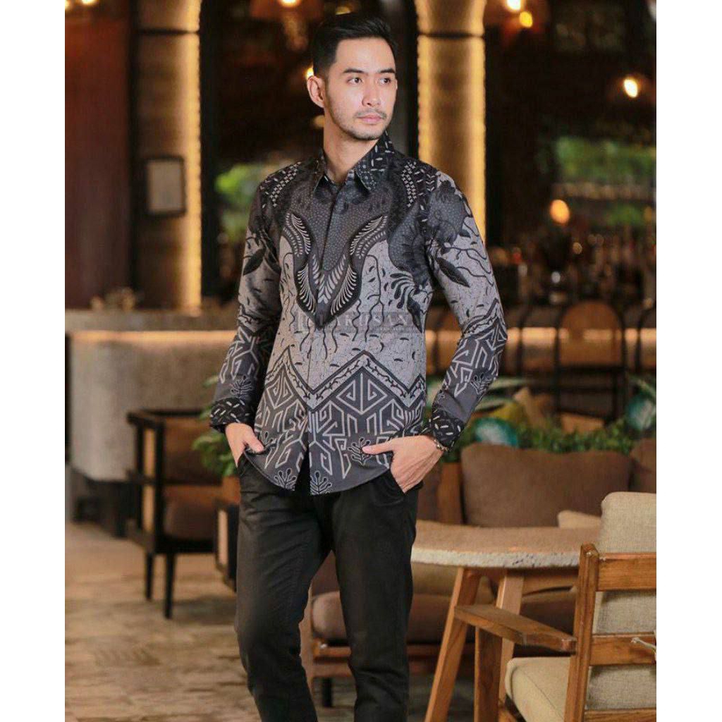 Kemeja Batik Indonesia Baju Batik Pria Lengan Panjang Kemeja Batik Keren
