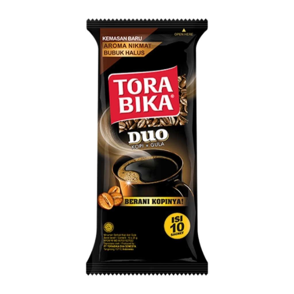 

Torabika Kopi Duo Kopi Instan + Gula Sachet 10 x 25g