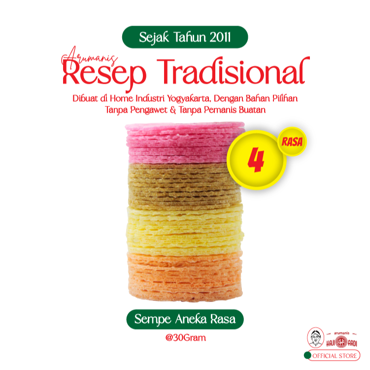 

Sempe Simping Snack Jadul Haji Ardi 30gram