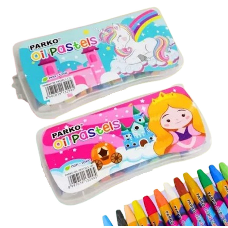 

crayon parko oil pastels