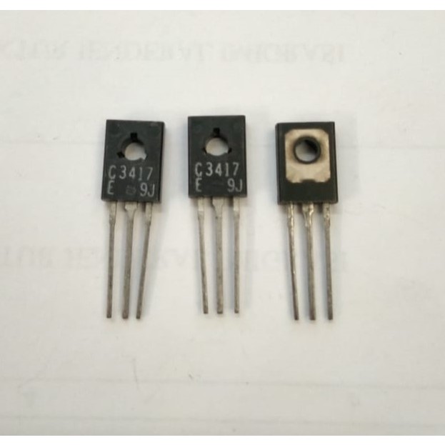 Transistor C3417 Silicon NPN 0.1A 300V 5W CRT Display Video Output Application