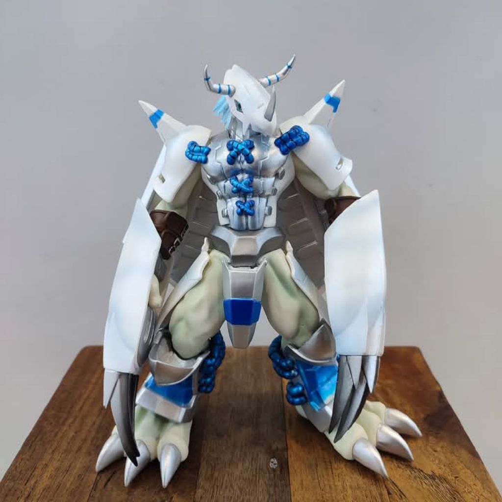 mainan mini figuredigimon Shodo Digimon white WarGreymon Action Figuredijual satuan. Masukan karakte