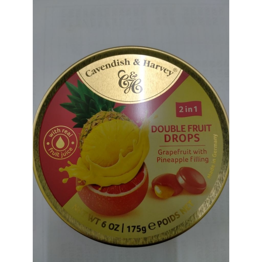 

Cavendish Grapefruit With Pineapple Filling 175 g EXP 15.02.2026