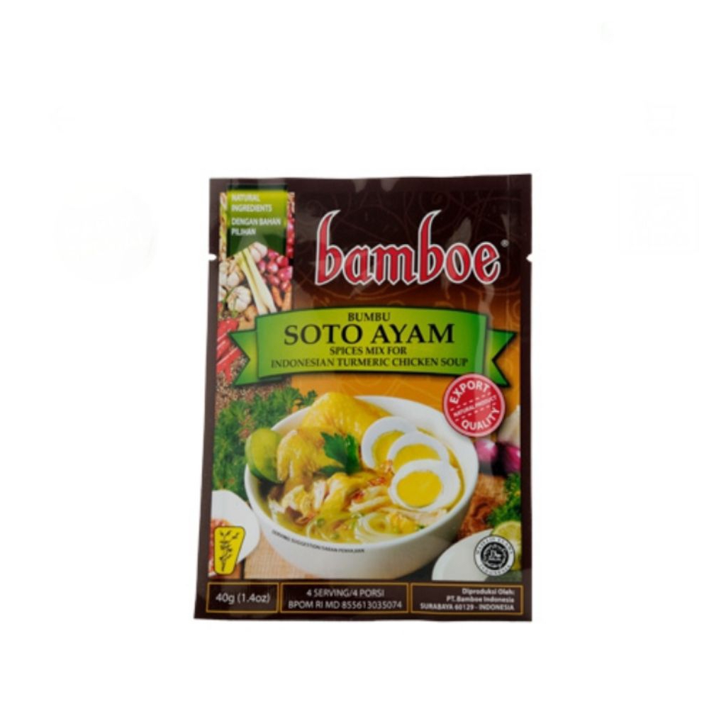 

bamboe bumbu instant soto ayam 40 gr