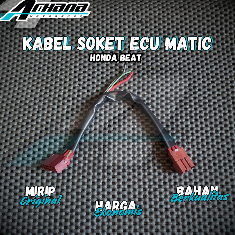 Soket Kabel ECU ECM BEAT FI / BEAT ESP 2015 - 2019 / SCOOPY FI / VARIO FI 110.