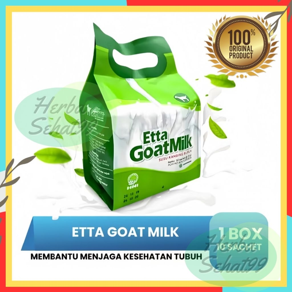 

Etta Goat Milk - Susu Kambing Ettawa Bubuk Original Berkhasiat Menyembuhkan Asma Dan Pengganti Asi Asli Rekomended - HNI BPOM