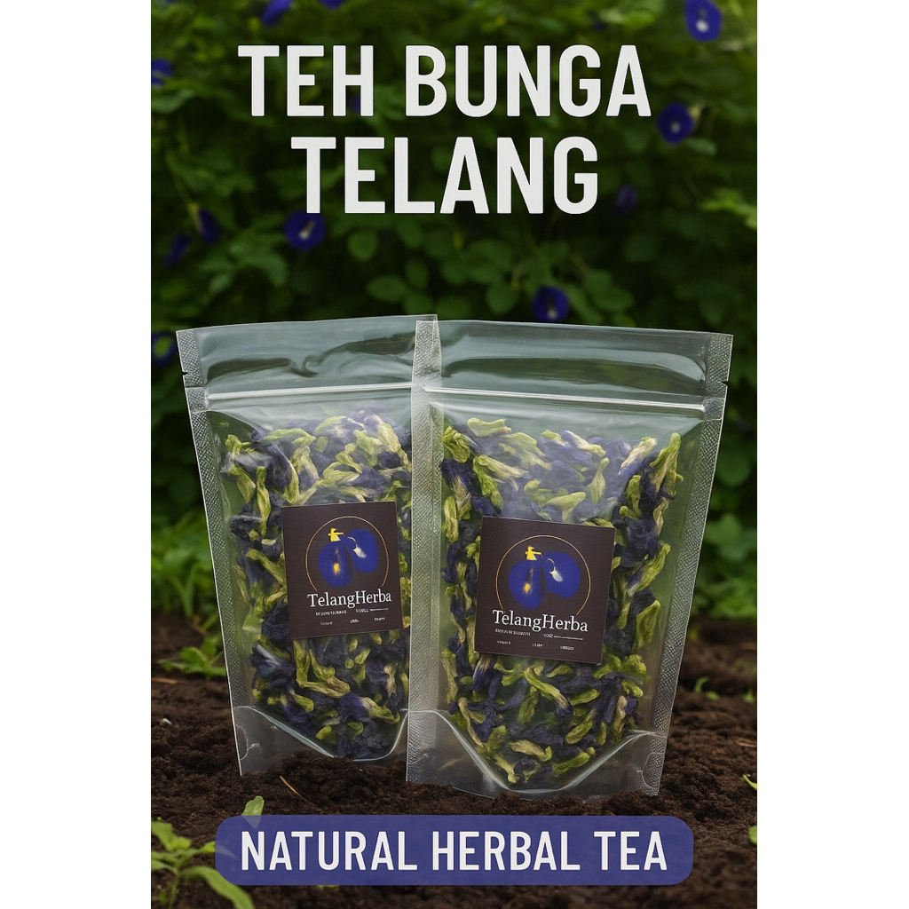 

Bunga Telang Kering Asli 100% Premium | Bunga Telang Kering Herbal – Teh & Masker