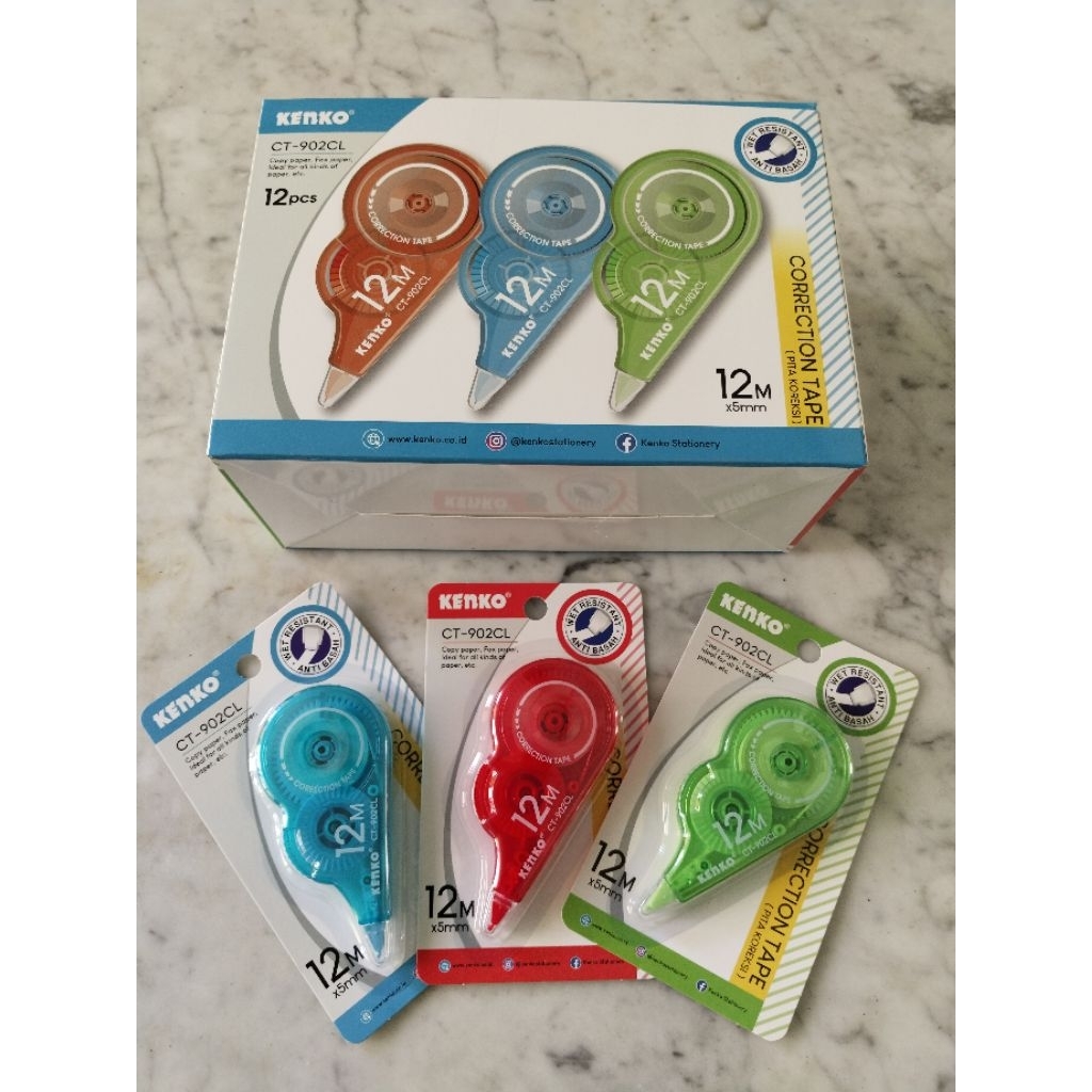 

tipex kertas kenko CT 902 CL 12 m