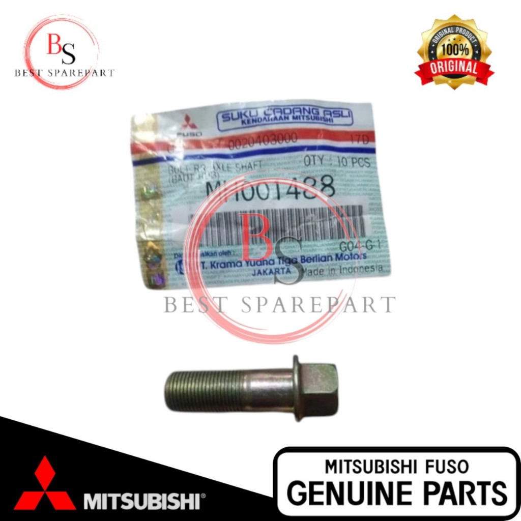 Baut As Roda Belakang Canter Original 100% Mitsubishi MH001488