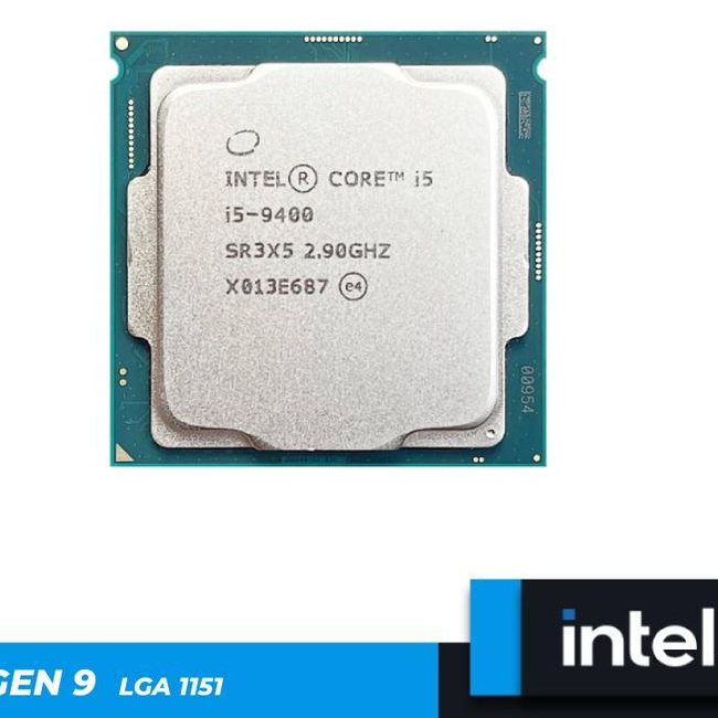 Processor Intel Core i5 9400 | Processor Gen 9 LGA 1151 TRAY