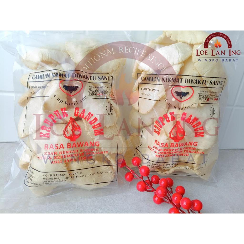 

Cap Kumbang, Kerupuk Gandum Rasa Bawang 100gr