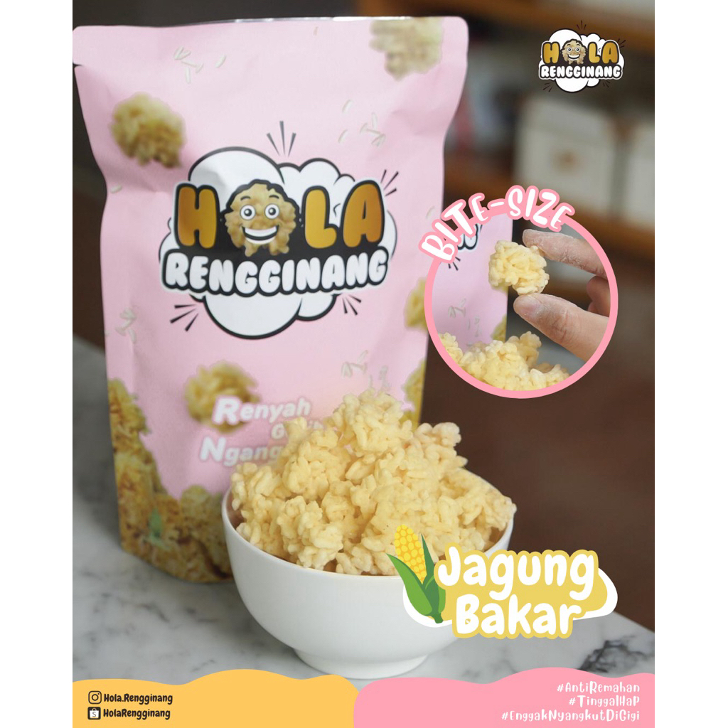 

Hola Rengginang Rasa Jagung Bakar 100gr