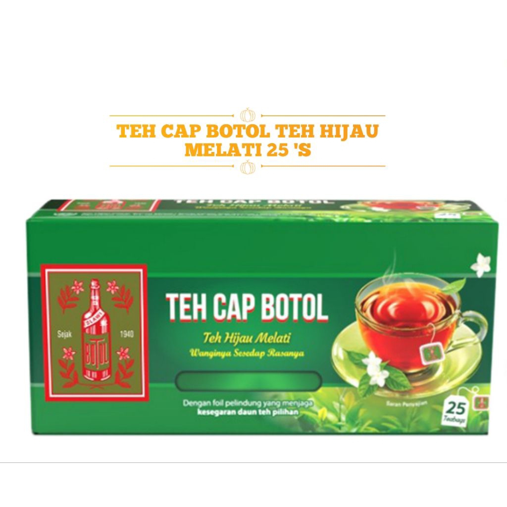 

TEH CAP BOTOL TEH HIJAU MELATI 25 "S