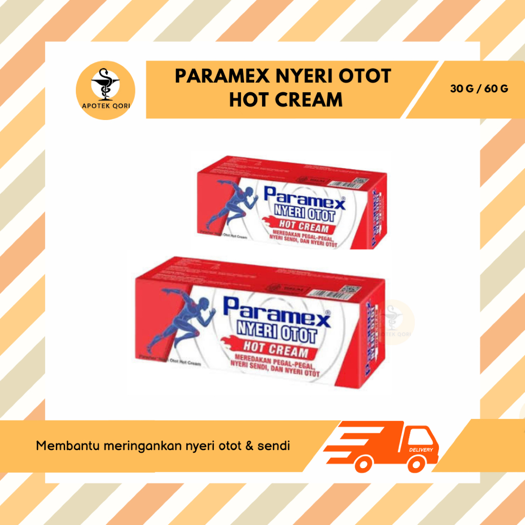 PARAMEX NYERI OTOT HOT CREAM 30 G / MERINGANKAN NYERI OTOT