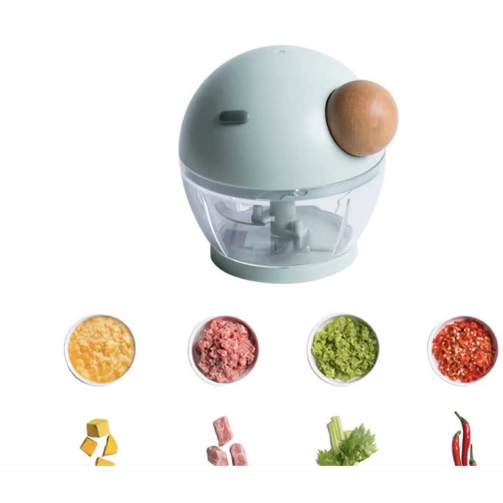 Blender Tarik Manual Chopper Manual Daging Bumbu Halus Chopper Portable Alat Giling Daging