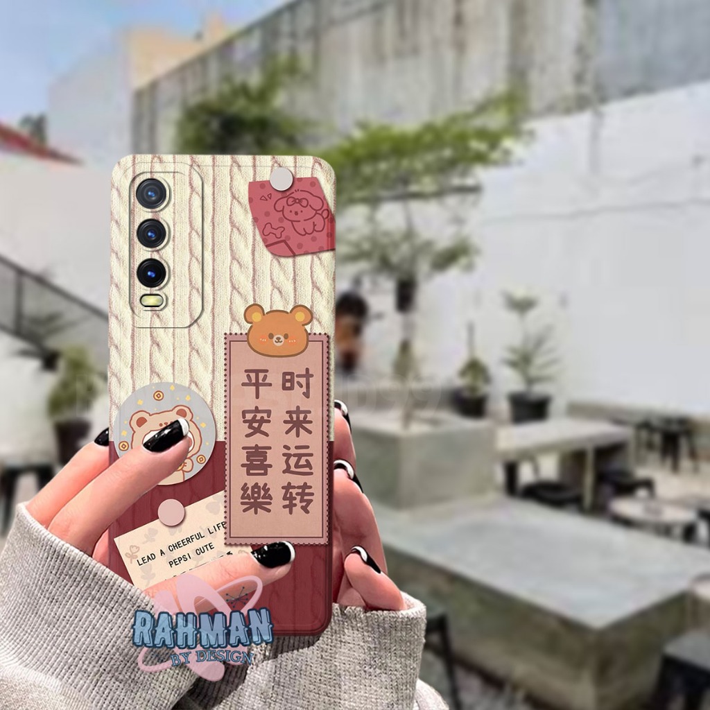 Case Vivo V2043 - Vivo V2026 - Vivo V2026 - Vivo V2029 Fashion Case Softcase Macaron Protect Camera 