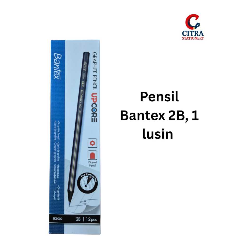 

Pensil 2B Bantex BK5002 / lusin