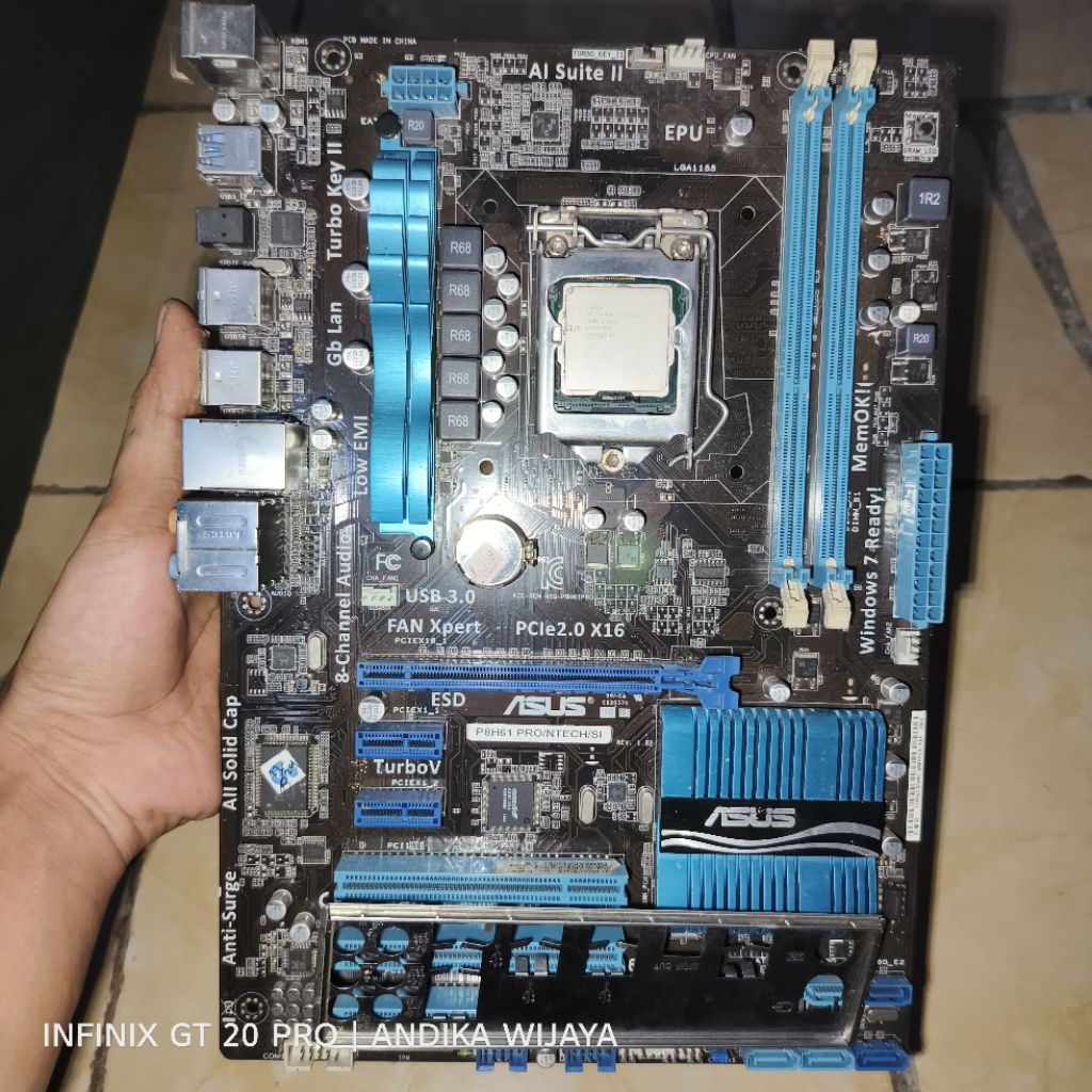 mobo asus p8h61-pro, baca deskripsi